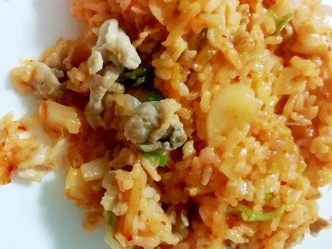 豚キムチ大蒜チャーハン